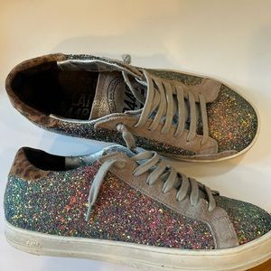 P448 glitter John sneakers size 38